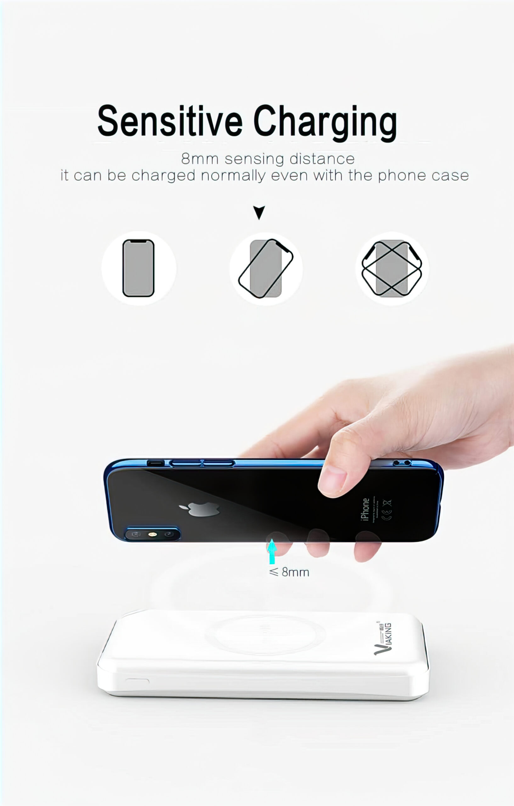 Power Bank 10000mAh Inalámbrico Wirelles Magnético - Imagen 7