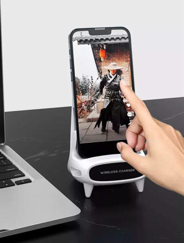 Soporte Cargador Inalámbrico Amplificador pasivo - Imagen 2