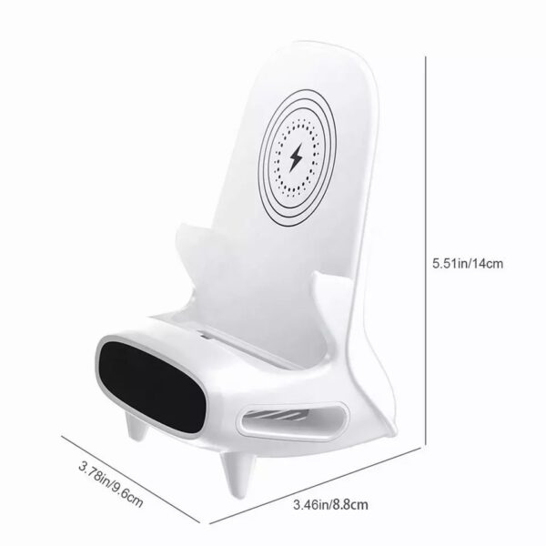 Soporte Cargador Inalámbrico Amplificador pasivo - Imagen 7