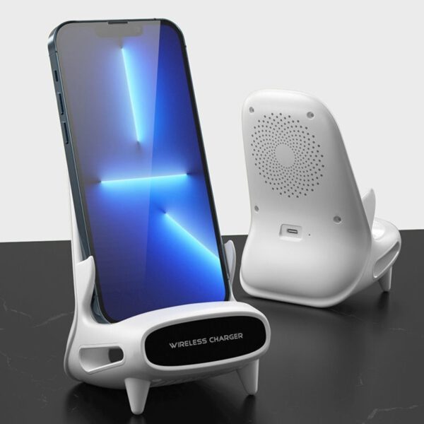 Soporte Cargador Inalámbrico Amplificador pasivo - Imagen 8