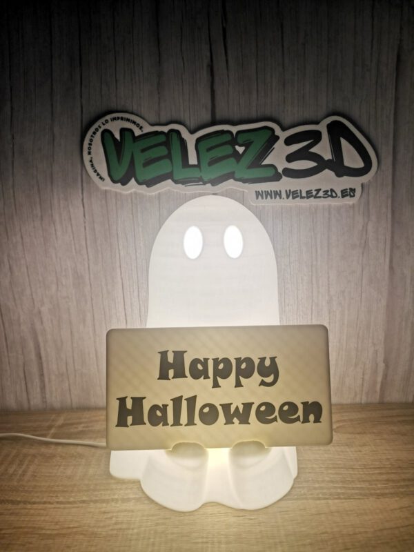 Lámpara escritorio fantasma halloween